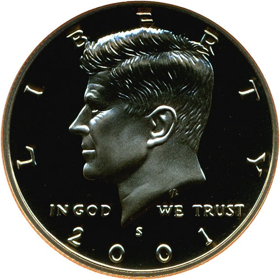 2001 Kennedy Half Dollar Proof Values Prices The Greysheet