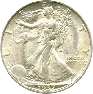 image for: 1937-S 50c PCGS MS63