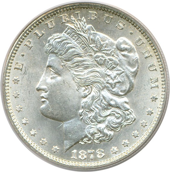 image for: 1878 7/8TF $1 Strong PCGS MS63 (VAM 39  7/5)