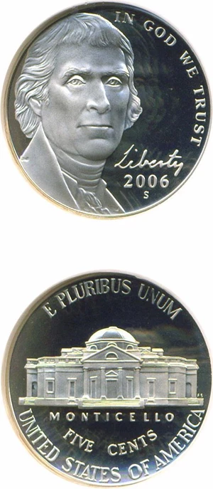 image for: 2006-S 5c Monticello NGC Proof 70 UCameo