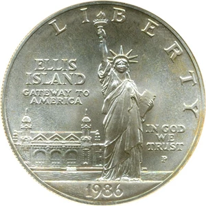 image for: 1986-P $1 Statue Liberty NGC MS69