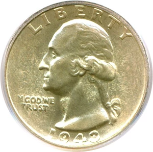 image for: 1943-S 25c Doubled Die PCGS MS62