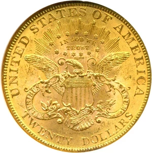 image for: 1889 $20 NGC MS61