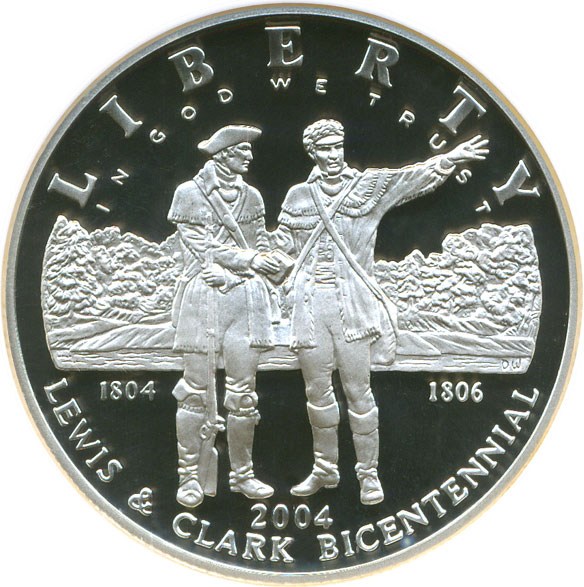 image for: 2004-P $1 Lewis & Clark NGC Proof 70 UCameo