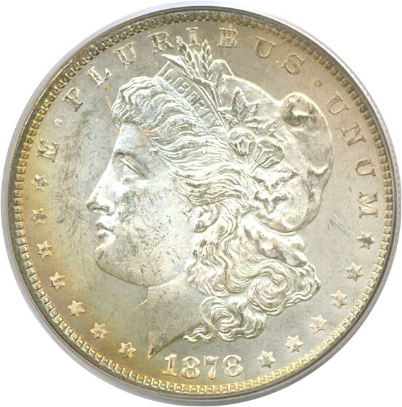 image for: 1878 7/8TF $1 Weak PCGS MS64 (VAM 41A  7/4)
