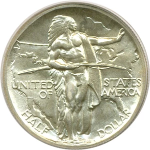 image for: Oregon 50c 1938 PCGS MS64
