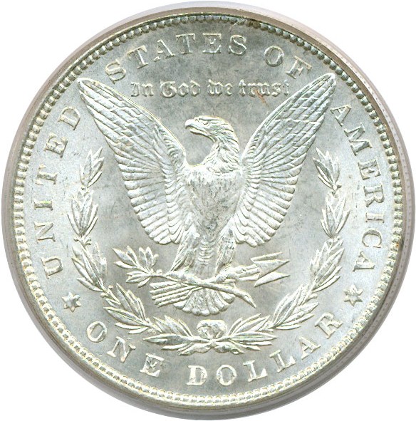 image for: Hot 50 VAM: 1897 $1 PCGS MS66 (VAM 8  Doubled Stars)