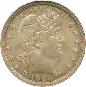 image for: 1895-S 25c NGC MS65