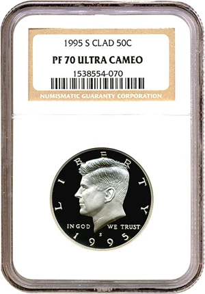 image for: 1995-S 50c NGC Proof 70