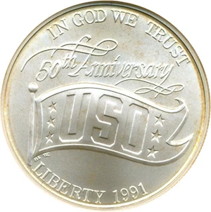 image for: 1991-D $1 USO NGC MS69