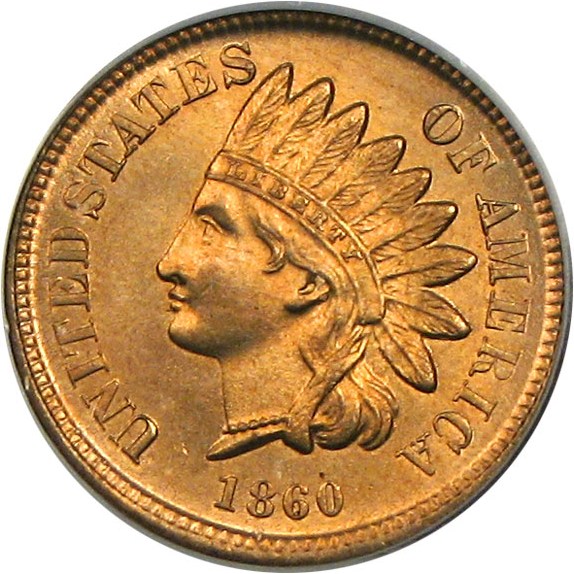 1860 Indian Head Penny Pointed Bust Coin Pricing Guide | The Greysheet