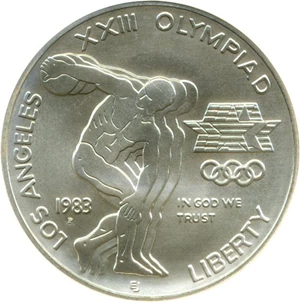 image for: 1983-P $1 Olympic NGC MS69