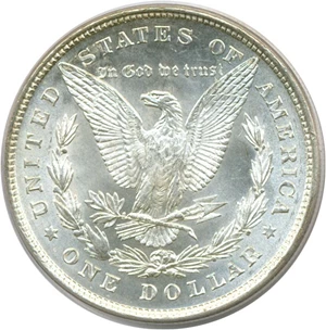 image for: 1878 8TF $1 PCGS MS64 (VAM 14.1, Alligator Eye)