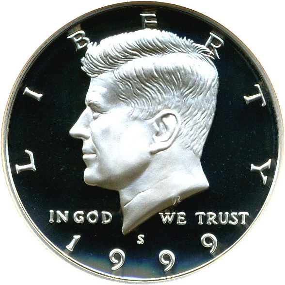 image for: 1999-S 50c Silver NGC Proof 70 UCameo