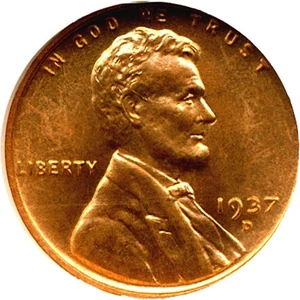 image for: 1937-D 1c NGC MS67 RD