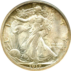 image for: 1917-D 50c Reverse NGC/CAC MS64
