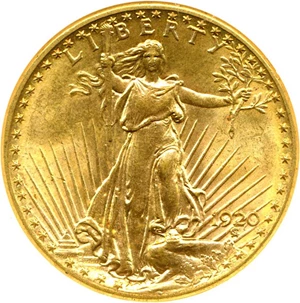 image for: 1920 $20 NGC/CAC MS63