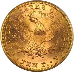 image for: 1883-S $10 PCGS MS63
