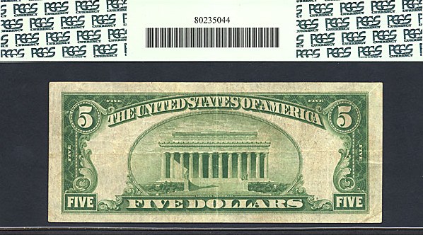 image for: Fr.1952C 1928B $5  PCGS VF25 PPQ  [C22929882A]