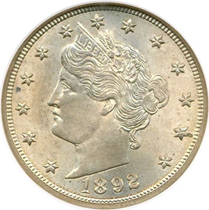 image for: 1892 5c NGC MS64