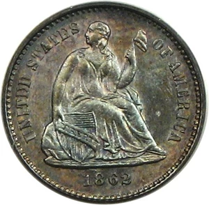 image for: 1862 H10c PCGS MS64 * Color *