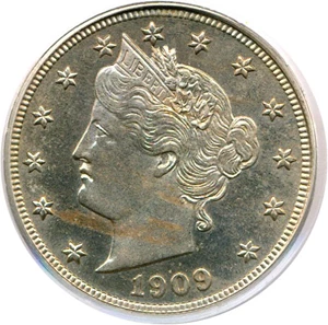image for: 1909 5c PCGS Proof 65