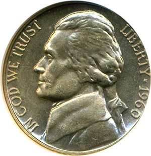 image for: 1960-D 5c NGC MS66