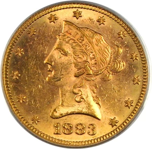 image for: 1883-S $10 PCGS MS63