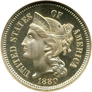 image for: 1880 3cN NGC Proof 65