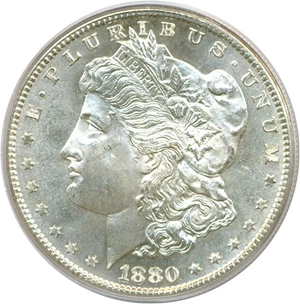 image for: 1880/79-S $1 PCGS MS65
