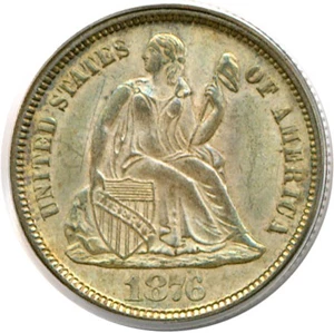 image for: 1876 10c PCGS MS64 OGH