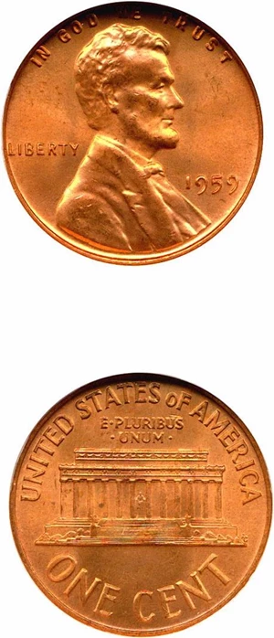 image for: 1959 1c NGC MS67 RD