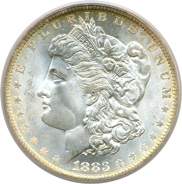 image for: Hot 50 VAM: 1883-O $1  PCGS MS66 (VAM 36A  Partial E Rev)
