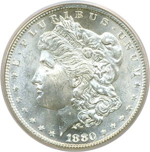 image for: 1880/79-S $1 PCGS MS64
