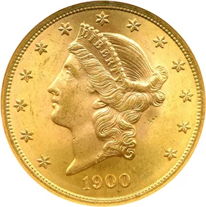 image for: 1900 $20 NGC MS64