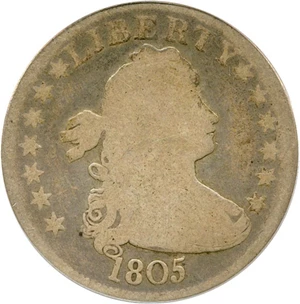 image for: 1805 25c PCGS Good-4