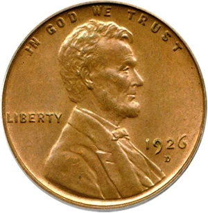 image for: 1926-D 1c PCGS MS64 RB