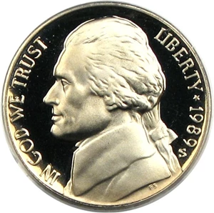 image for: 1989-S 5c PCGS Proof 70 DCameo