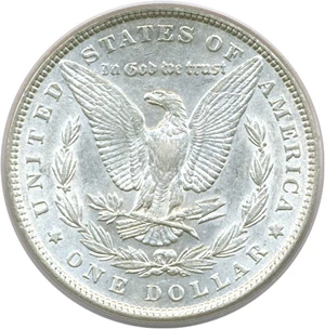 image for: Top 100 VAM: 1884 $1 PCGS AU53 (VAM 3 Large Dot)