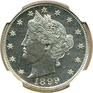 image for: 1899 5c NGC Proof 64
