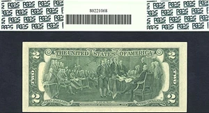 image for: 1976 $2 PCGS AU58 PPQ First Day of Issue Stamp & Postmark Secaucus, NJ