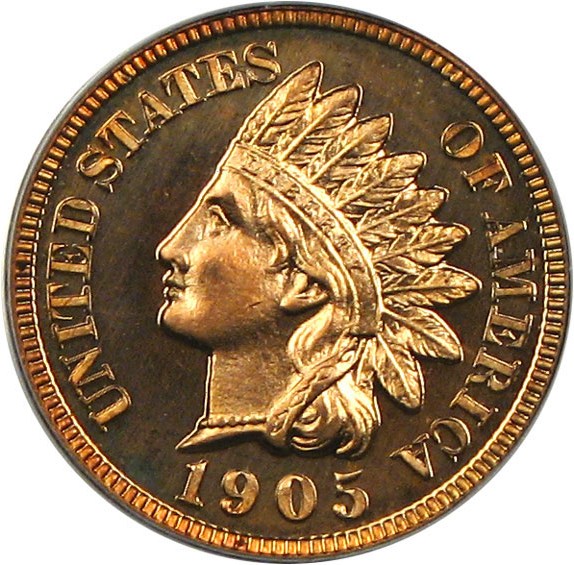 image for: 1905 1c  PCGS/CAC Proof 66 RD