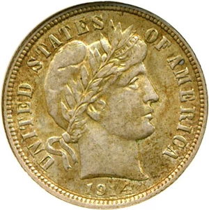 image for: 1914 10c DGS AU55