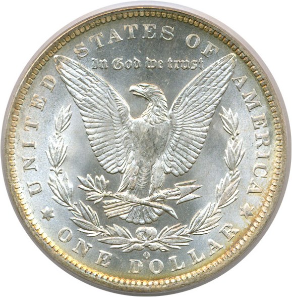 1883 O Morgan Dollar Partial E Reverse VAM 36A Mint State