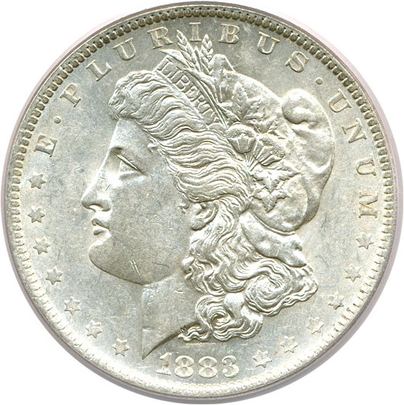 image for: Hot 50 VAM: 1883-O $1  PCGS AU55 (VAM 22A  Partial E Rev)