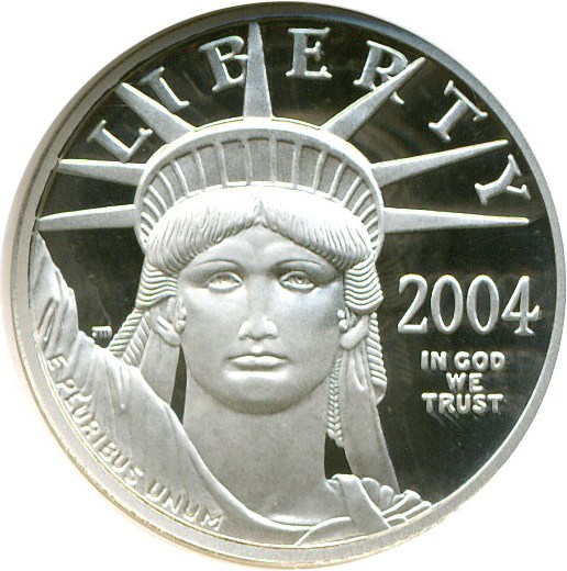 image for: 2004-W $25 Platinum Eagle NGC Proof 69 UCameo