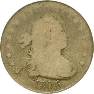 image for: 1806 25c ANACS AG-3 (B-3)