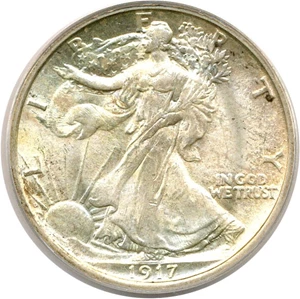 image for: 1917-S 50c Reverse PCGS/CAC MS64 OGH