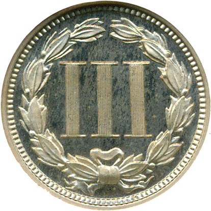 image for: 1869 3cN  NGC Proof 65