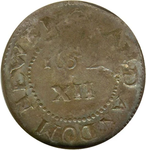 image for: 1652 Massachusetts Oak Tree Shilling NGC XF45 - (71.0GNS, IN at bottom)